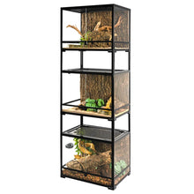 Load image into Gallery viewer, REPTI ZOO 23.6&#39;&#39; x 17.7&#39;&#39; x 69&#39;&#39; Stackable Reptile Tank (3 tanks stacked)