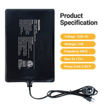 Load image into Gallery viewer, WACOOL Reptile Heat Pad Fast Heating Pad