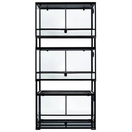 REPTI ZOO 30'' x 18'' x 70'' Stackable Reptile Tank (3 tanks stacked)