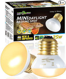 REPTI ZOO 50W-150W Upgraded Nano Reptile UVA Full Spectrum Sun Light 2 Pack