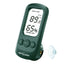 Digital reptile terrarium thermometer hygrometer with display, suction cup, and control buttons