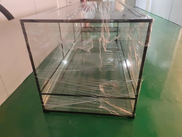 REPTI ZOO Oversized Size 8ft x 3ft x 3ft Glass Custom Reptile Tank - REPTI ZOO