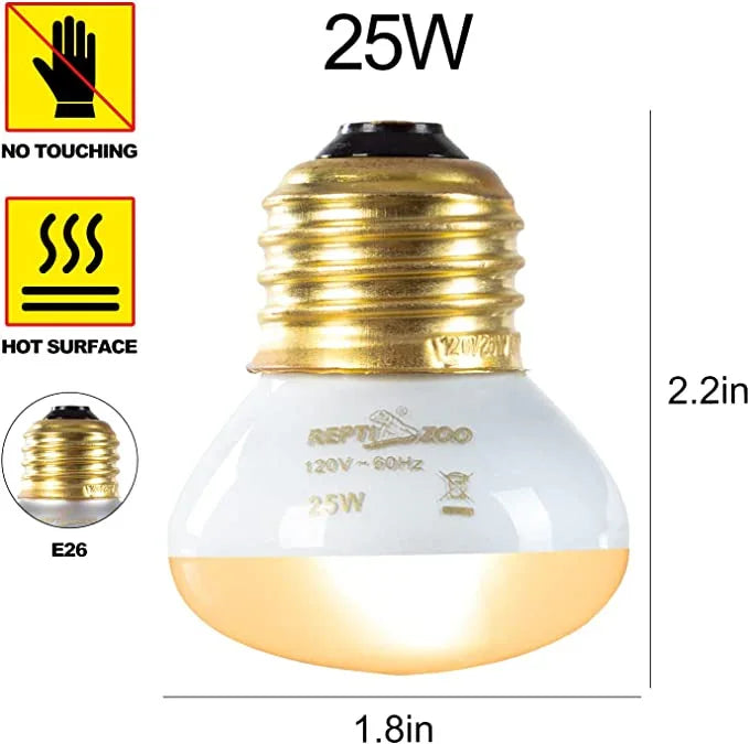 REPTI ZOO 50W-150W Upgraded Nano Reptile UVA Full Spectrum Sun Light 2 Pack Secondary image