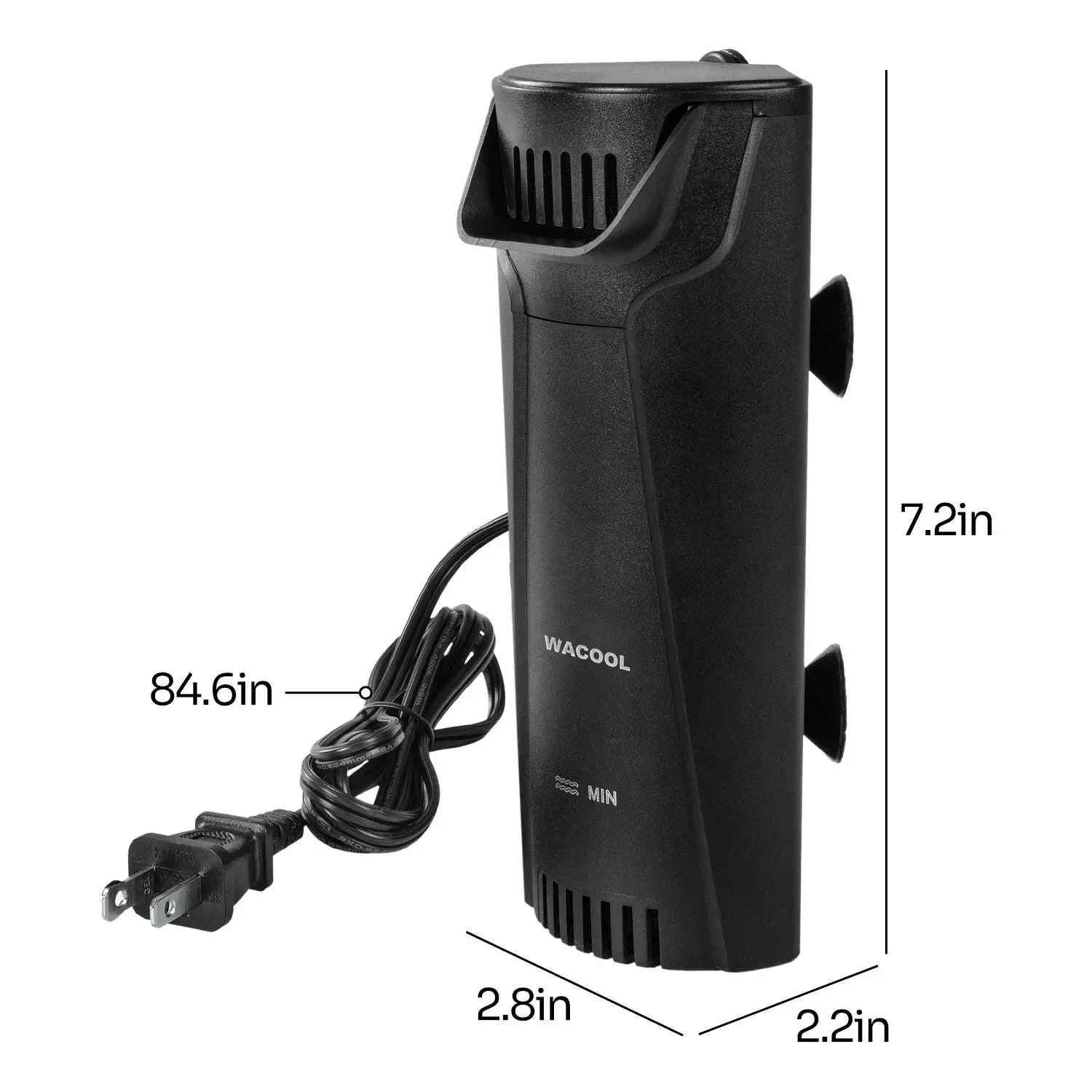 WACOOL Turtle Tank Filter Aquarium Corner Internal Filter Secondary image
