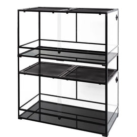 REPTI ZOO 48'' x 24'' x 56''  Stackable Reptile Tank (2 tanks stacked)