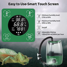Load image into Gallery viewer, REPTIZOO 4L Large Reptile Fogger with Humidity Control and Extended Tube Automatic Reptile Misting System