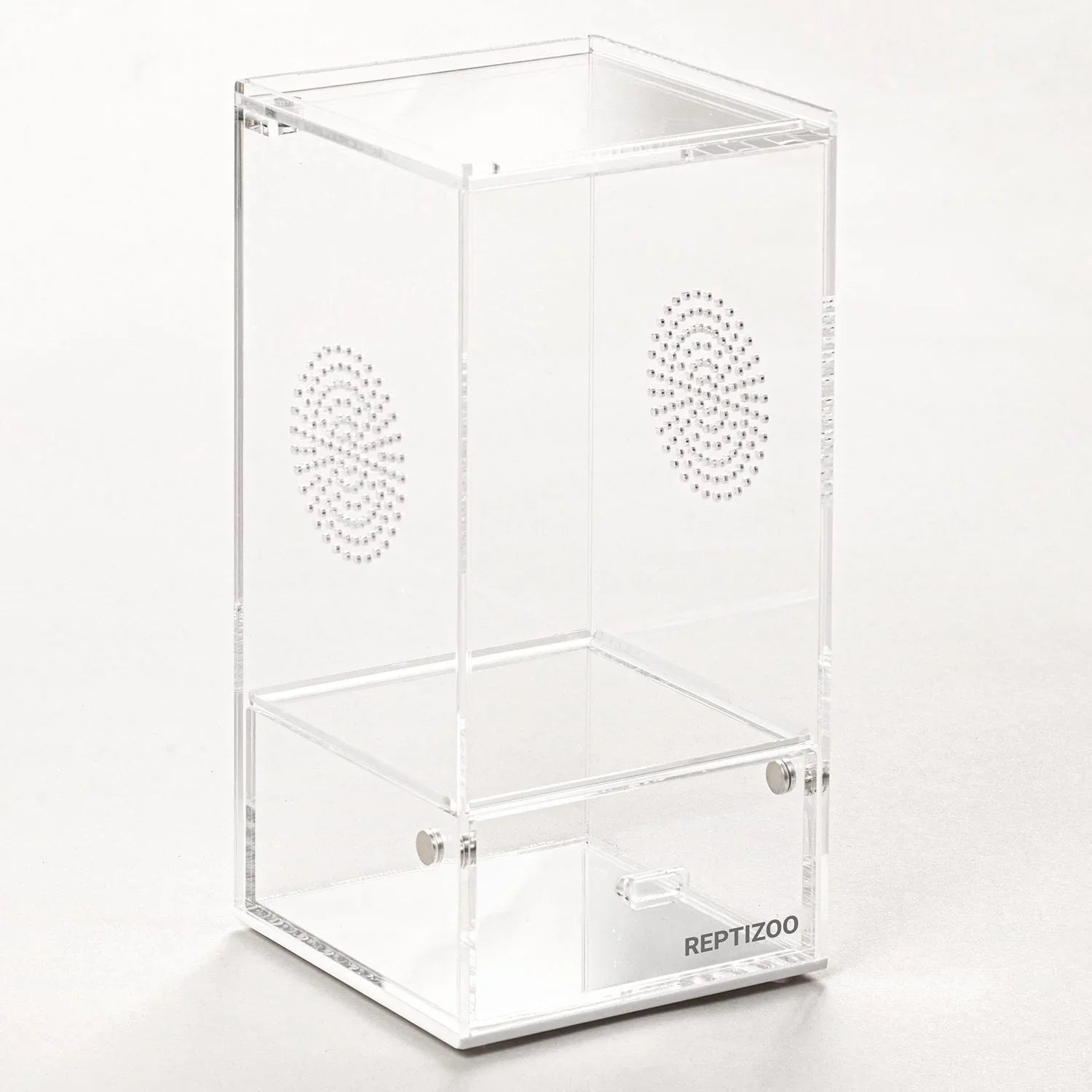 REPTI ZOO Magnetic Acrylic Reptile Terrarium, Transparent Tarantula Spider Enclosure Micro Breeding Box Secondary image