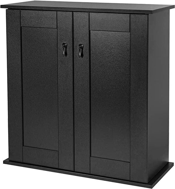 REPTI ZOO Reptile Terrarium Stand 30"W x 12"D, Storage Cabinet for 30" X 12" or Smaller Reptile Amphibian Aquarium Tanks, 4 Shelves for Reptile Accessories Organization, Extra Wire Organization Holes - REPTI ZOO