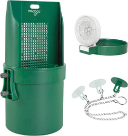 Hanging Reptile Feeding Bowl with Grid Plate for Bugs Climbing & Move, Arboreal Reptile Climbing Feeder Bowl for Feeding Chameleon, Lizard, Iguana, Gecko, Frog