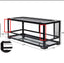 30x12x12 inch glass reptile terrarium with mesh top and water level indicator diagram