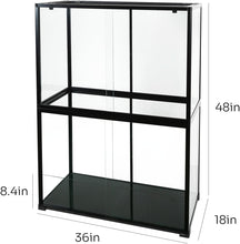 Load image into Gallery viewer, 135 Gallon  36&quot; x 18&quot; x 48&quot; Wide &amp; Tall Reptile Terrarium, Chameleon Cage