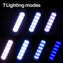 Load image into Gallery viewer, REPTI ZOO LED 7 Light Modes Clip Light 5W Day and Night LED Lights for Reptile Terrarium and Fish Tank