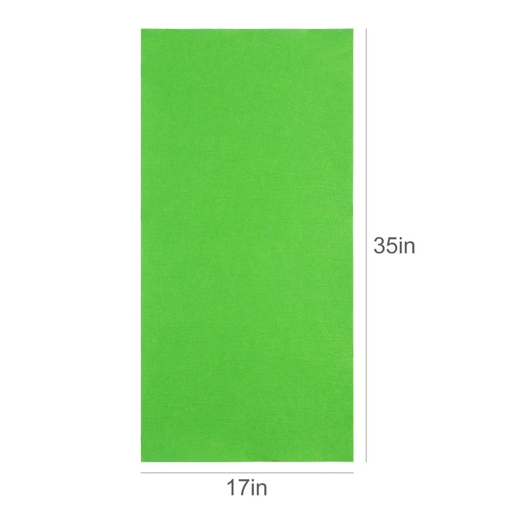 Green reptile terrarium mat 17x35 inches, substrate liner for reptile cage habitats