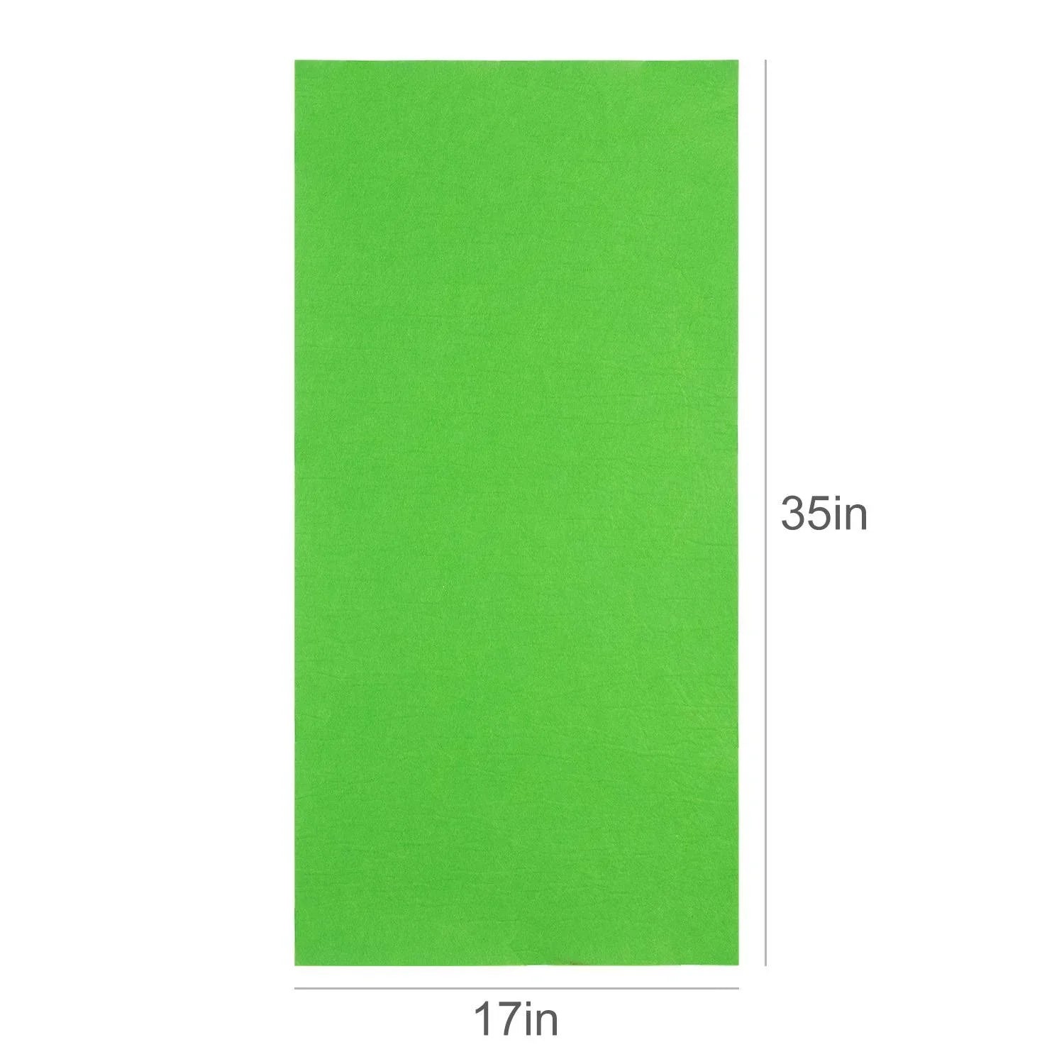 Green reptile terrarium mat 17x35 inches, substrate liner for reptile cage habitats