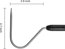 Load image into Gallery viewer, REPTI ZOO 57&quot; Snake Catcher Professional Stainless Steel Retractable Snake Hook Reptile Catcher Stick Rattlesnake Grabber Pick-up Snake Pole Handling Tool (Snake Hook)