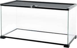 REPTI ZOO Full Glass 15 Gallon Reptile Tank, Medium Reptile Terrarium 24