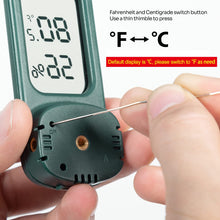 Load image into Gallery viewer, High Presicion Sensitive Digital Thermometer Hygrometer for Reptile Terraium Aquarium with High and Low Alarm Function 3-Sides Mounting