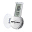 Digital reptile terrarium thermometer and hygrometer with suction cup and LCD display