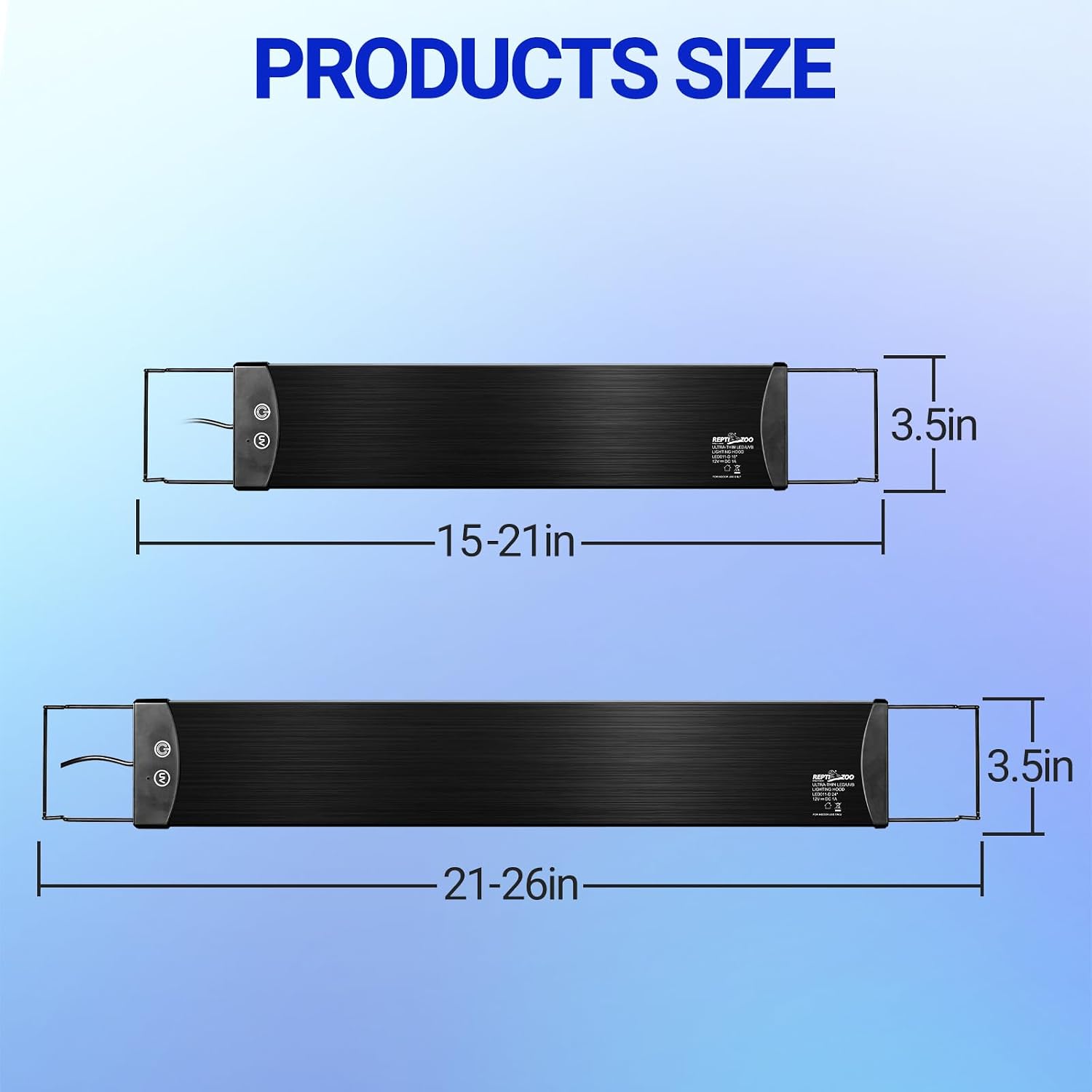 12W 10.0 UVB LED Reptile Light with Dimming 18/24 inch UVB LED Light Bulb for Reptile Secondary image