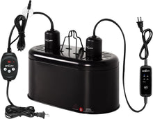 Load image into Gallery viewer, REPTI ZOO Dual Reptile Light Fixture with Dimming Thermostat and Timer