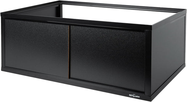 REPTIZOO Stackable Reptile Enclosure with Terrarium Stacker – Front Opening Modular Tank System