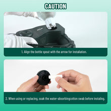 Load image into Gallery viewer, REPTI ZOO RV09 2-in-1 Reptile Water Feeder and Fogger 500ml Black