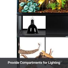 Load image into Gallery viewer, REPTI ZOO Reptiles Terrarium Stackers,24&quot; L x 18&quot; W Space Saving Stacker Kit with 4 x Spacers,Metal Frame Front Opening Tank Accessories,Reptile &amp; Amphibian Enclosure Terrarium Stand