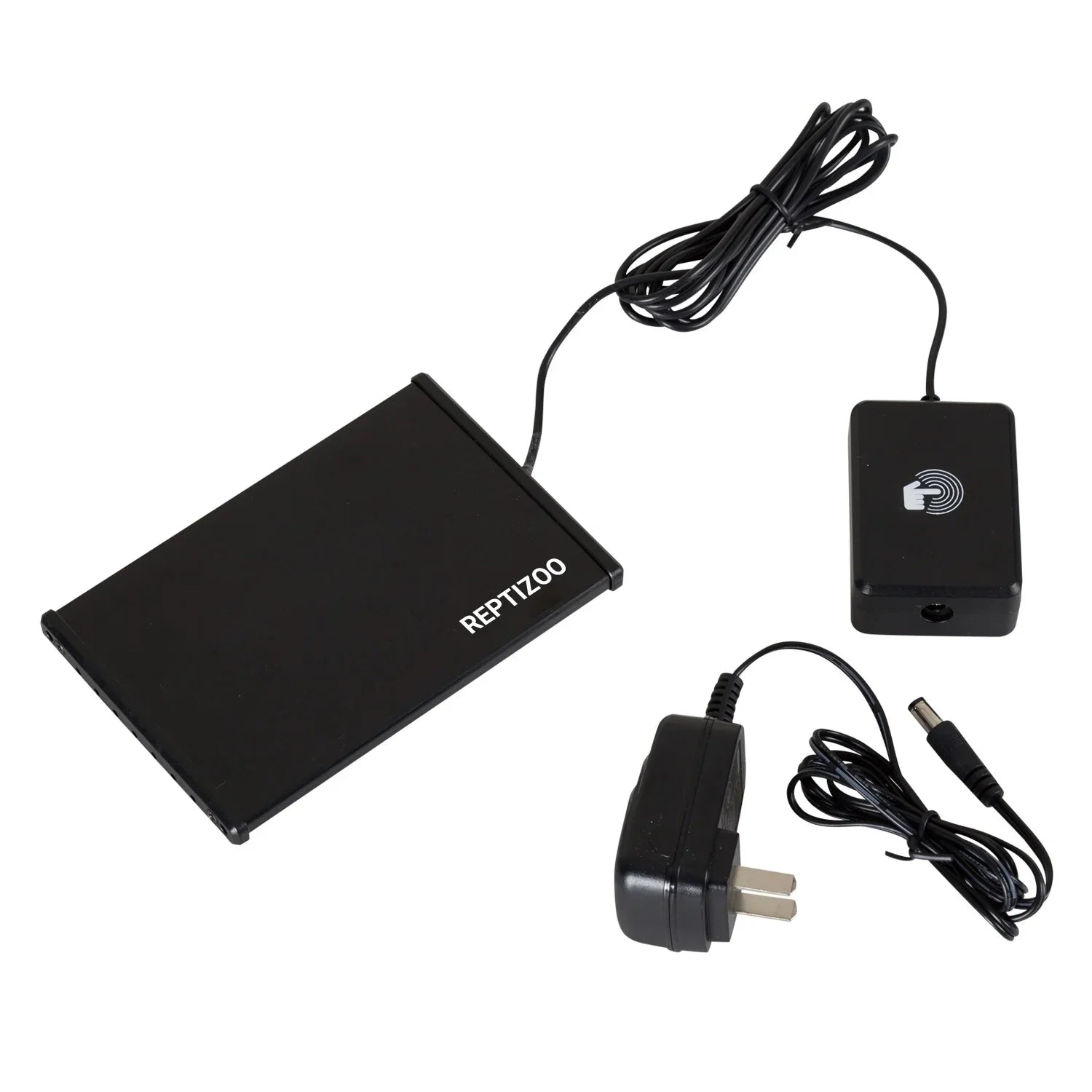 Reptile heat mat with power adapter and controller for terrarium heating