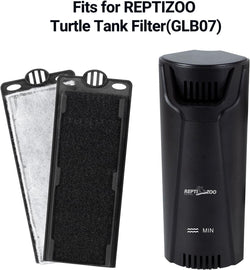 REPTIZOO Replacement Filter Cartridge for Turtle Tank Filter, 3PCS Reptile Internal Filter Accessories for GLB07