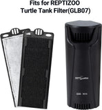 REPTIZOO Replacement Filter Cartridge for Turtle Tank Filter, 3PCS Reptile Internal Filter Accessories for GLB07