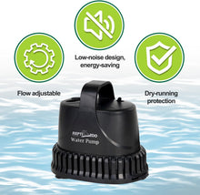 Load image into Gallery viewer, REPTIZOO Low-Water Level Drain Pump — Adjustable Flow for Turtle, Fish, and Paludarium Tanks