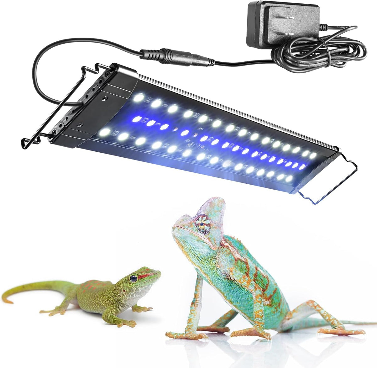 REPTI ZOO 12W 10.0 UVB LED Reptile Light Fixture Dimming Main image