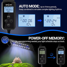 Load image into Gallery viewer, REPTIZOO Dimmable UVB LED Reptile Light with Timer