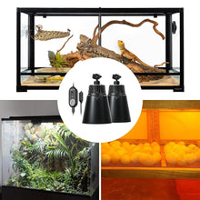 Load image into Gallery viewer, REPTI ZOO Reptile Smart WiFi Deep Dome Lamp Fixture And Thermometer Hygrometer Combo Kit With  APP Operation