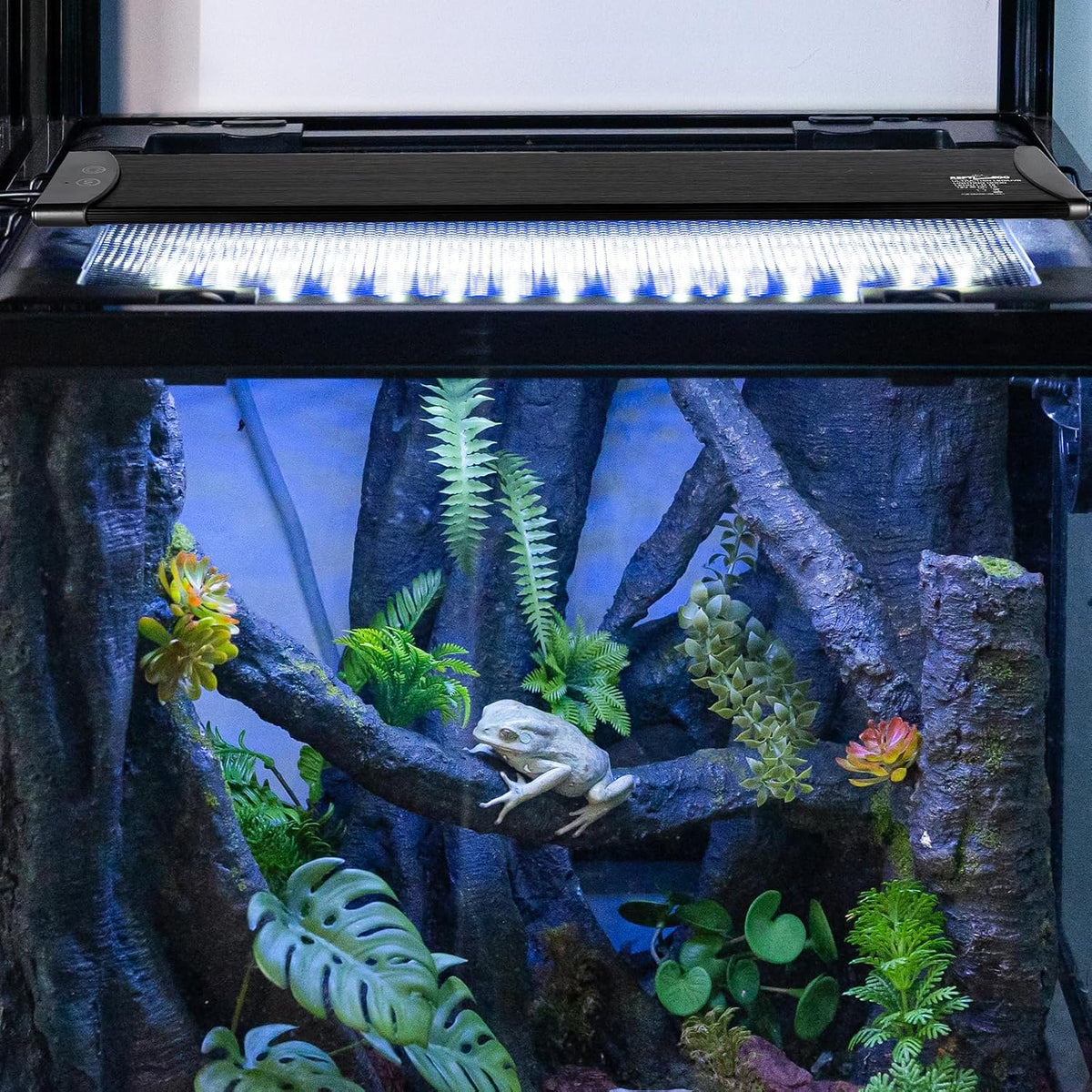 REPTI ZOO 12W 10.0 UVB LED Reptile Light Fixture Dimming