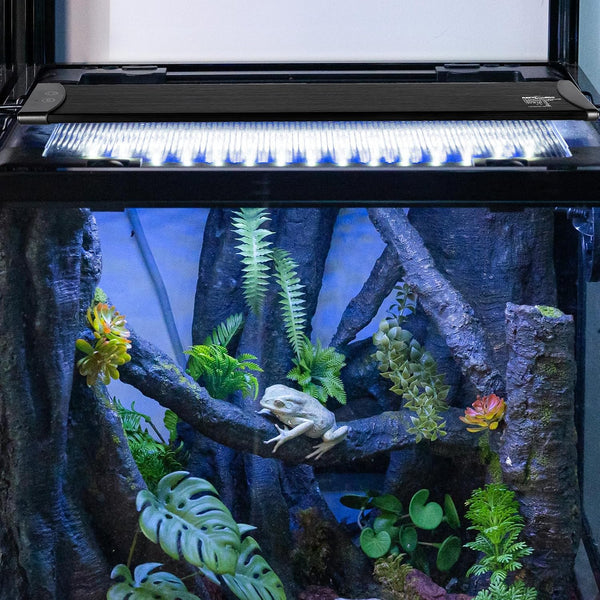 REPTI ZOO 12W 10.0 UVB LED Reptile Light Fixture Dimming