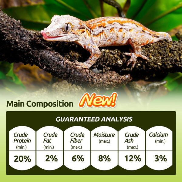REPTIZOO FRIENDLY Crested Gecko Insect Puree Banana Fruit Mix 2oz