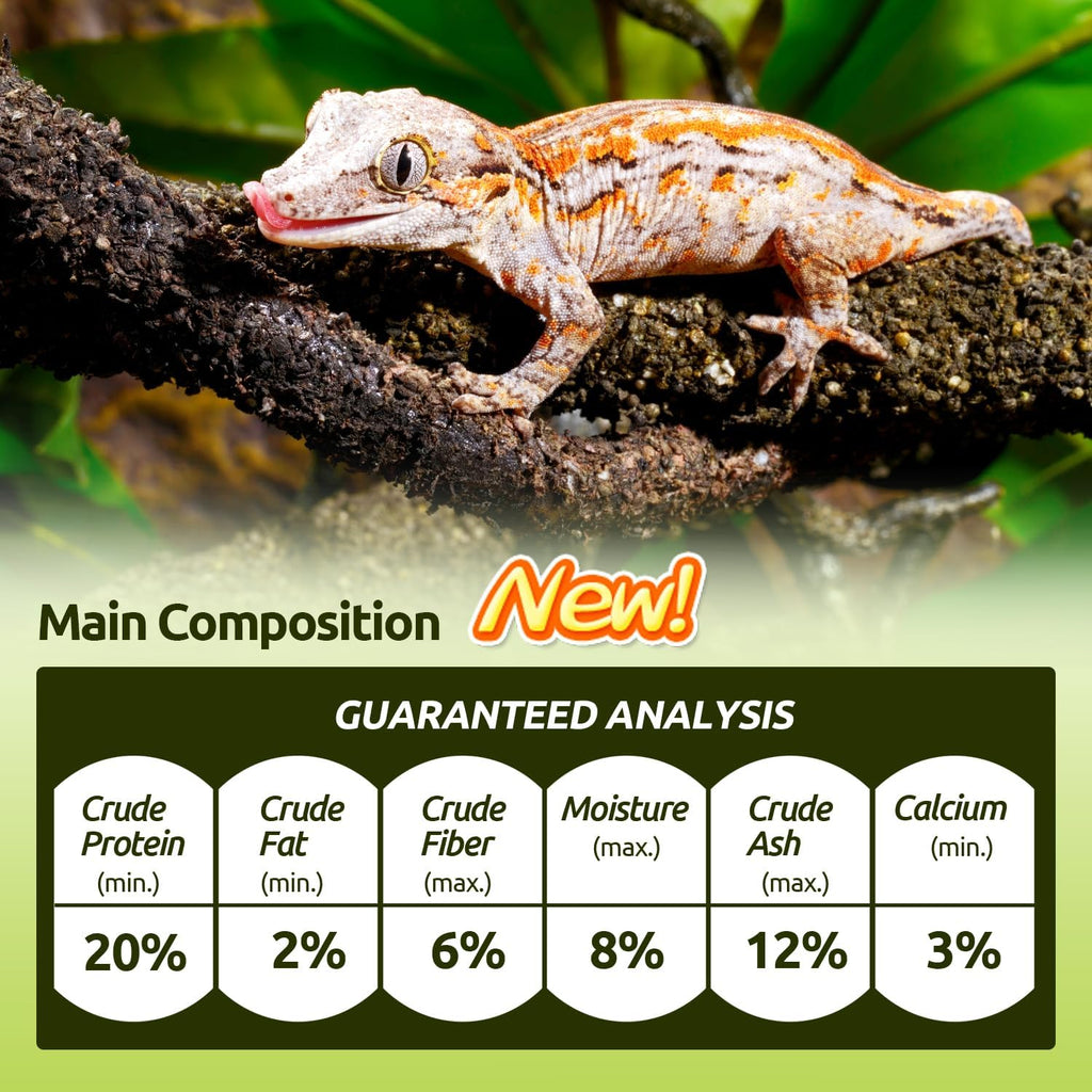 REPTIZOO FRIENDLY Crested Gecko Insect Puree Banana Fruit Mix 2oz