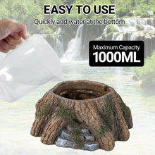 Load image into Gallery viewer, REPTIZOO 1000ml Reptile Humidifier Fogger, Tree Trunk Humidifier with Top Mist Outlet