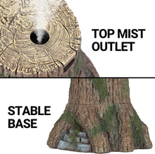 Load image into Gallery viewer, REPTIZOO 1000ml Reptile Humidifier Fogger, Tree Trunk Humidifier with Top Mist Outlet