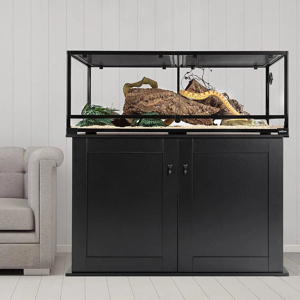 REPTI ZOO Storage Cabinet Terrarium Stand 48" x 24" x 30" for Large Wide Reptile Tanks - REPTI ZOO