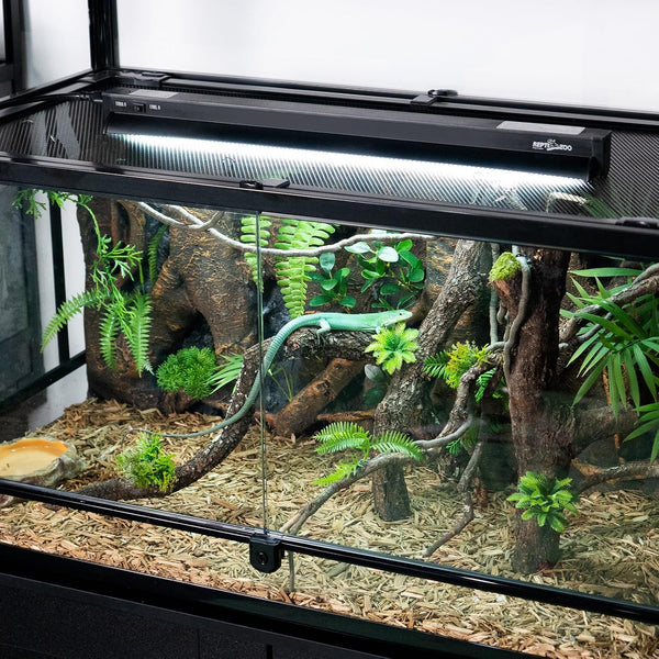 REPTI ZOO Switchable T5 UVB Terrarium Light Fixture Combo Kit