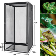 Load image into Gallery viewer, REPTI ZOO 2026 New Arrival Vertical Reptile Terrarium Foldable Screen Cage