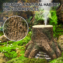Load image into Gallery viewer, REPTIZOO 1000ml Reptile Humidifier Fogger, Tree Trunk Humidifier with Top Mist Outlet