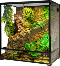 Load image into Gallery viewer, Extra Large Tall Reptile Tank 36x18x36inch 100 Gallon with Mesh for Chameleon Arboreal Lizard Frog, Water-Land Turtle Tortoise Aqua Tank with Drainage Pipe