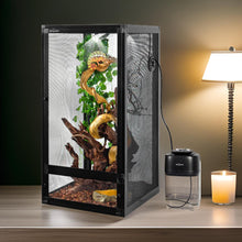 Load image into Gallery viewer, Chameleon Cages 120 Gallon 24x24x48inch Foldable Open Fresh Air Aluminum Screen