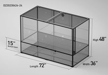 Load image into Gallery viewer, REPTI ZOO Customed Reptile Cage 72&quot; x 36&quot;x 48&quot; Glass Reptile Terrarium (includes shipping and tax) - REPTI ZOO