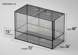 REPTI ZOO Customed Reptile Cage 72
