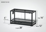 REPTIZOO  24 Gallon Glass Customed Reptile Terrarium 28