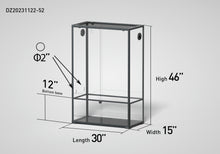 Load image into Gallery viewer, REPTIZOO 90 Gallon Glass Customed Reptile Terrarium 30&quot; x 15&quot;x 46&quot; with Front opening Door